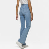 CA bootcut leg stretchable sky blue ladies jeans